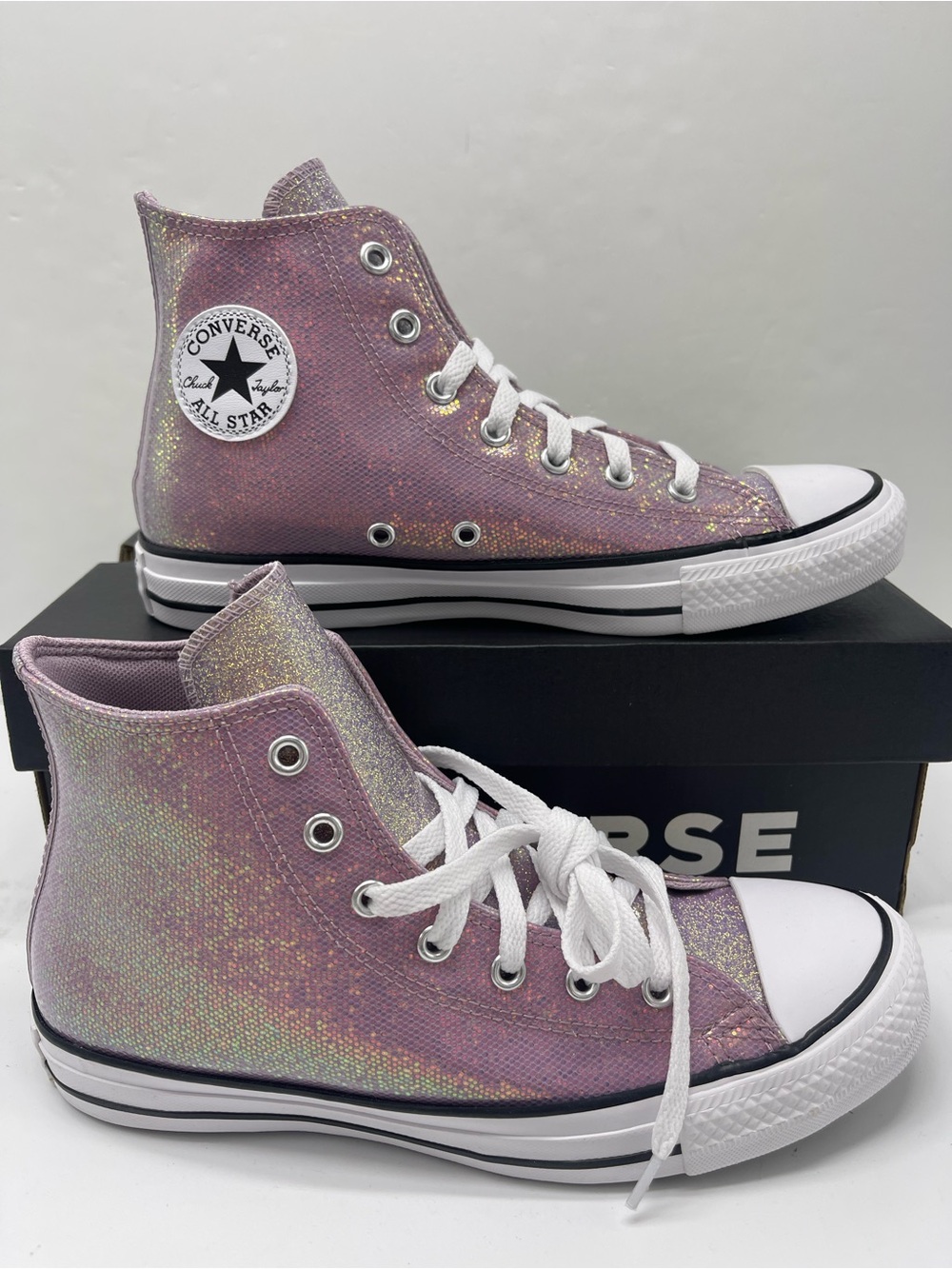 Converse WMNS CTAS HI
ALTITUDE LILAC High Top Sneakers Iridescent Pink Lavender